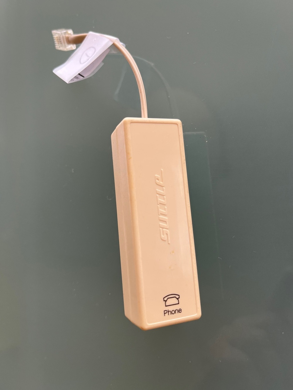 Suttle Brand 900LCC-2F DSL Phone Line Filter, RJ-11 Male to Female, Beige EUC